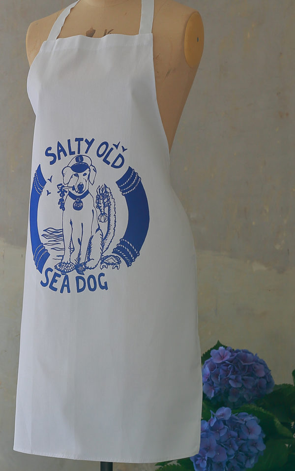 Salty old dog apron